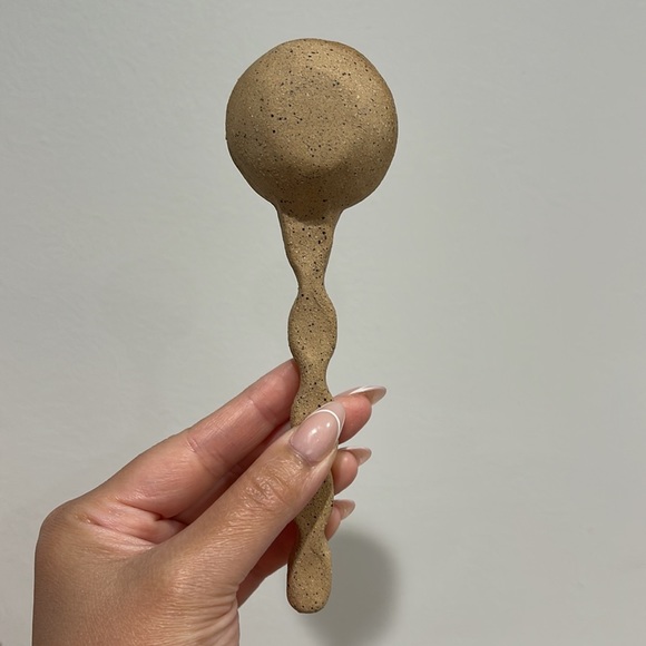 Handmade Ceramic Coffee Bean Spoon - never used! - Picture 3 of 5